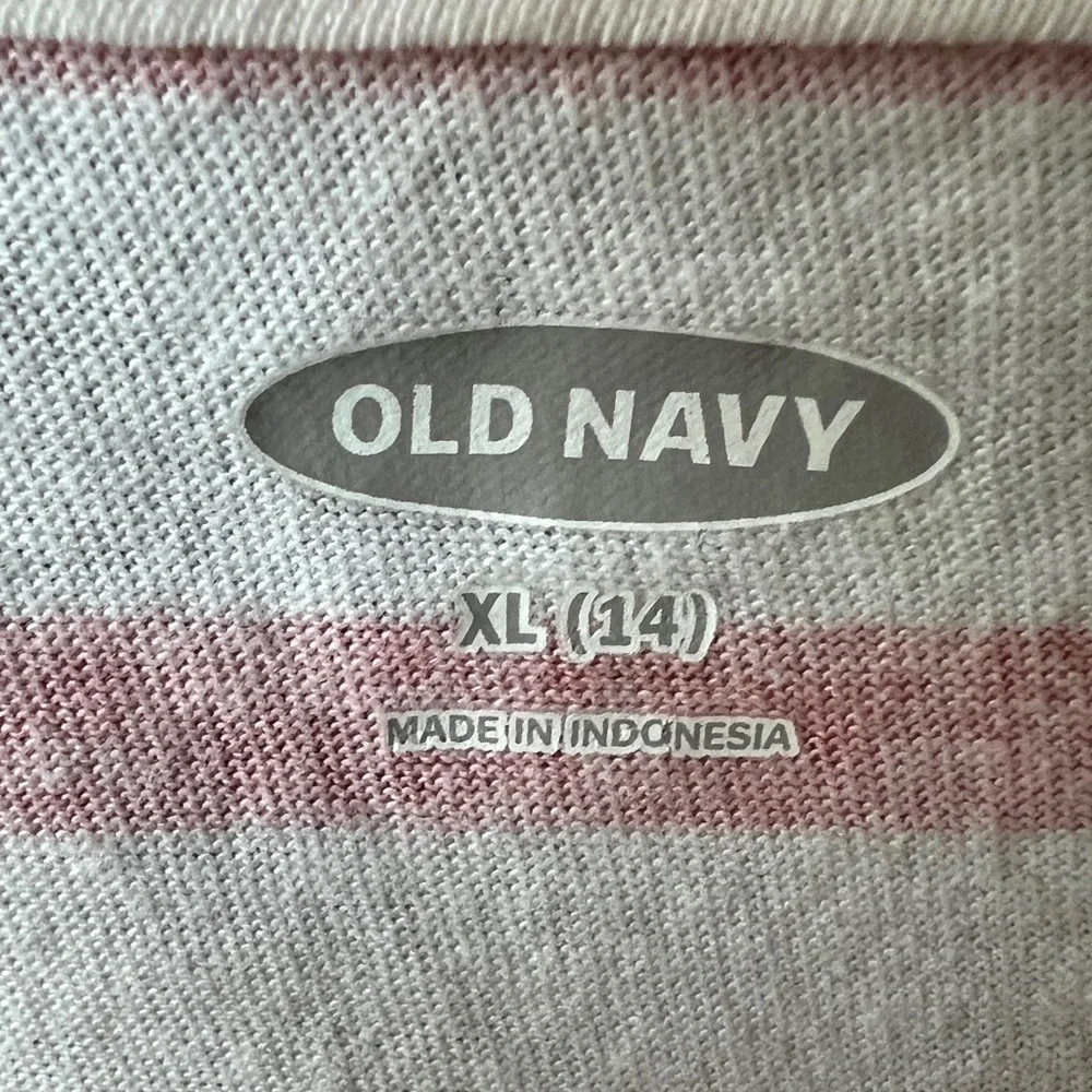 OLD NAVY Girls Tank in Red Stripe XL (14)